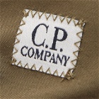 C.P. Company Men's Chrome-R Panelled Logo Cap in Ivy Green