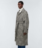 Ami Paris Belted wool-blend coat