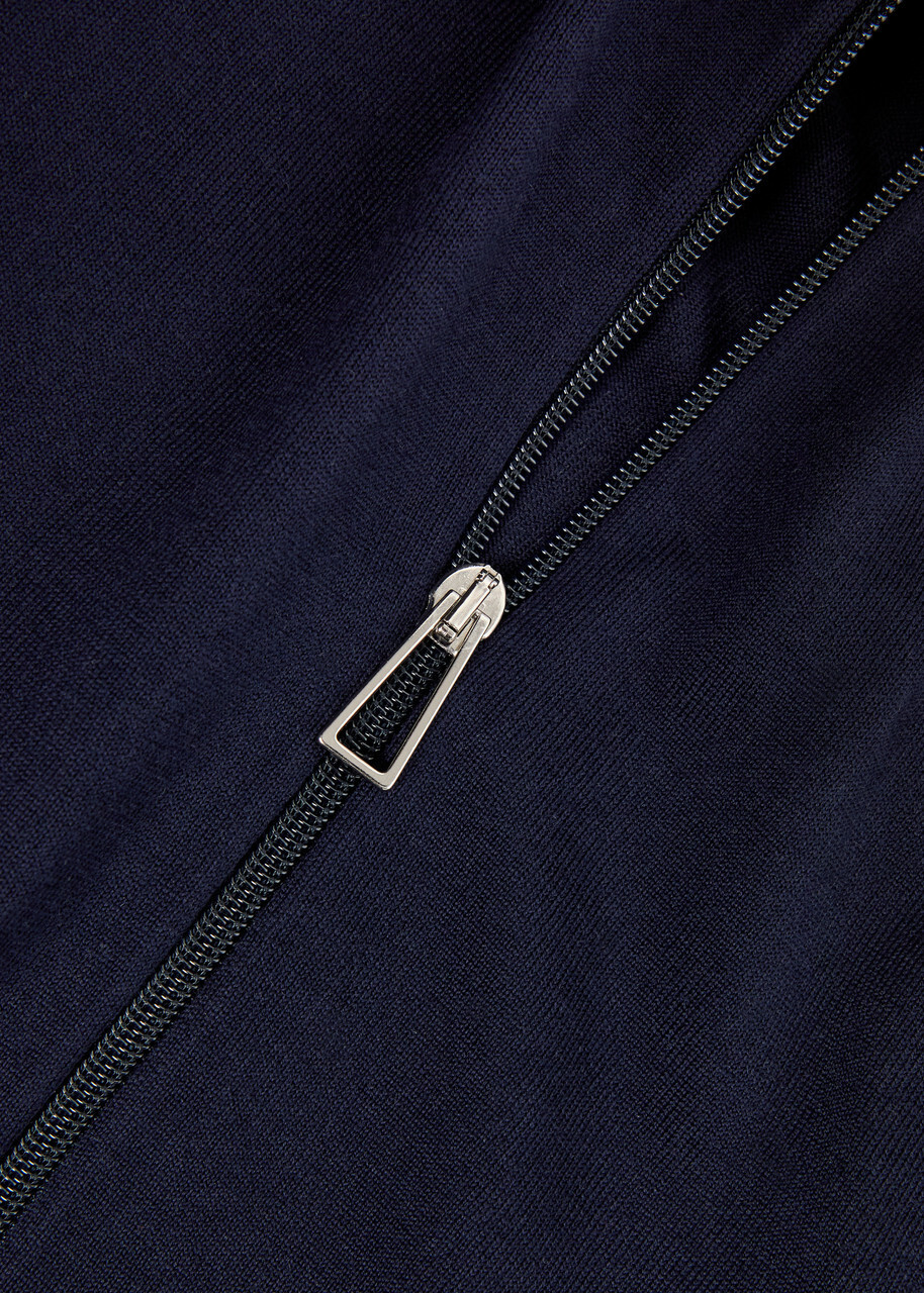 PS Paul Smith Panelled Wool Jumper Navy
