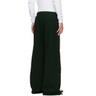 Les Tien Green Heavyweight Party Snap Sweatpants