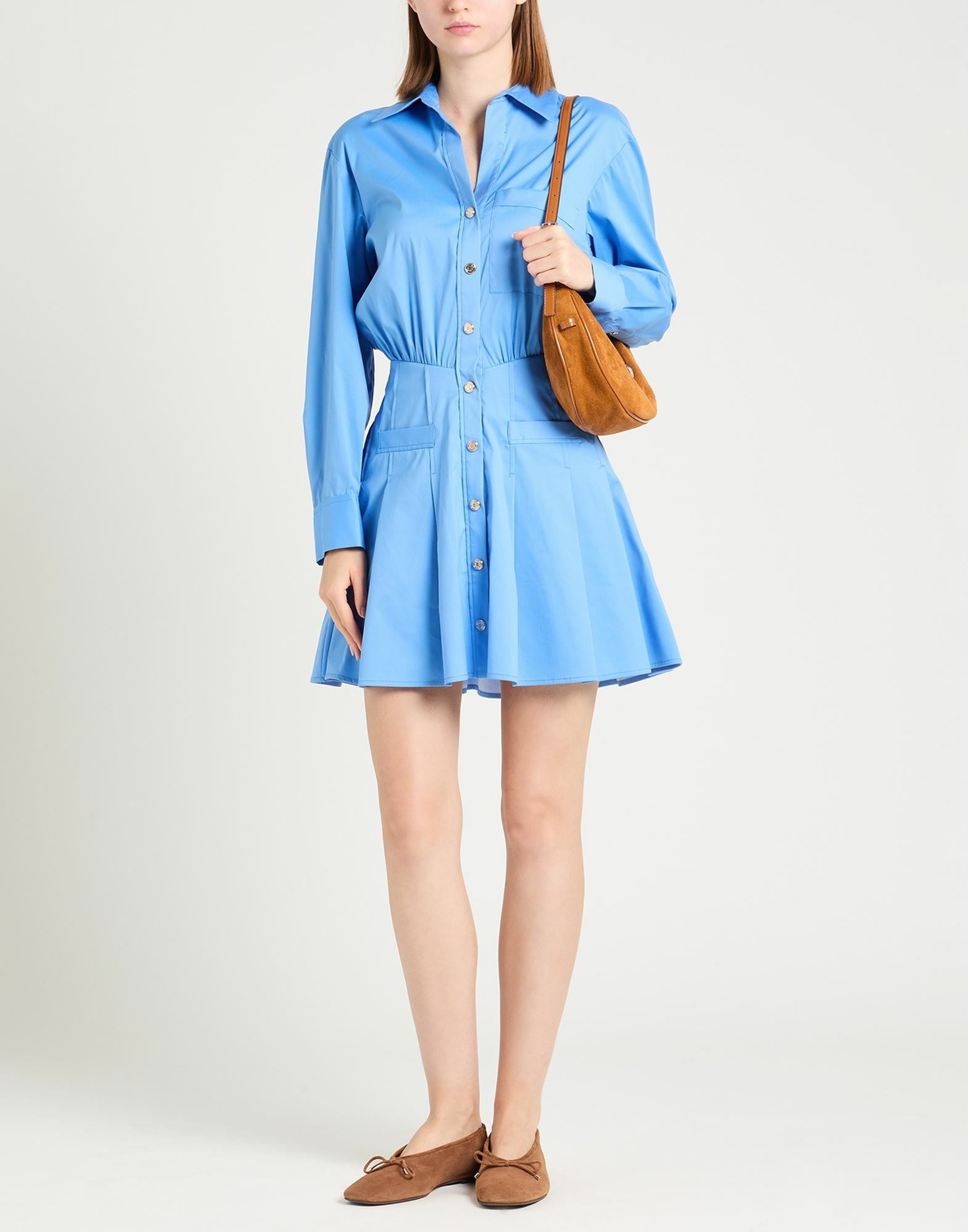 Maje Womens Mini dress Light in Blue