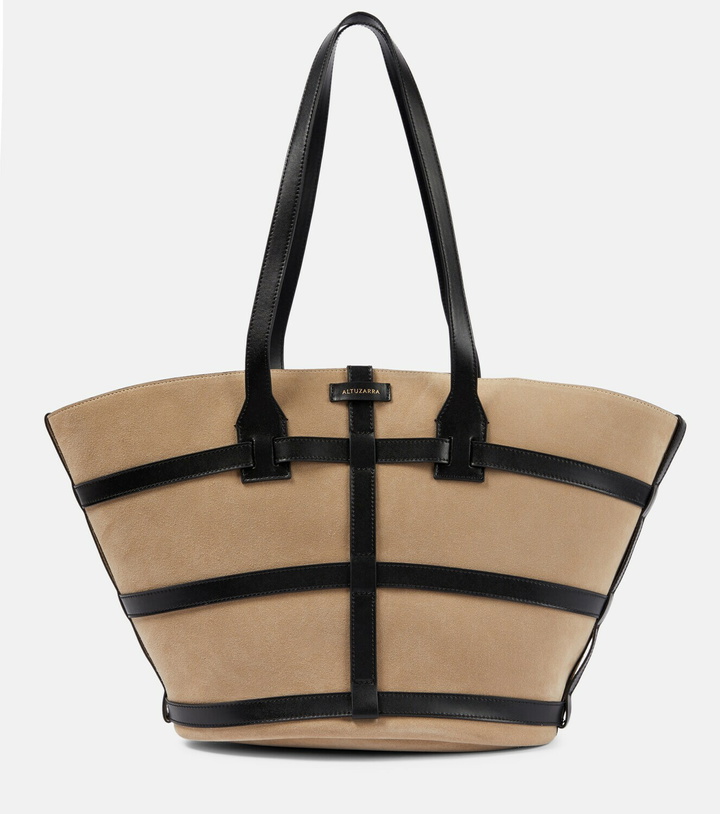 Photo: Altuzarra Park Place Large suede tote bag
