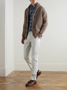Sid Mashburn - Field Straight-Leg Garment-Dyed Cotton-Twill Trousers - Neutrals