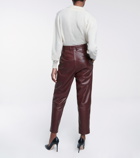 Khaite - Magdeline high-rise leather pants
