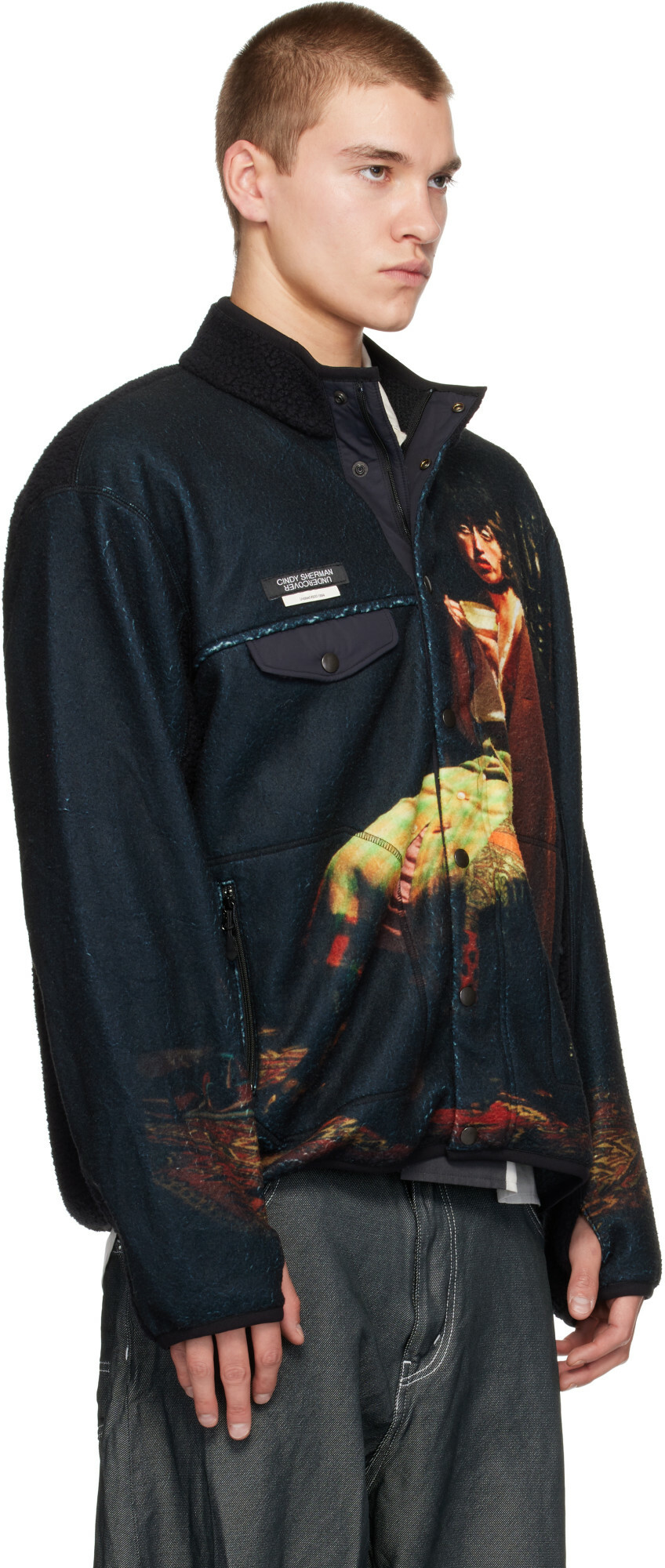 UNDERCOVER Black Cindy Sherman Blouson Jacket