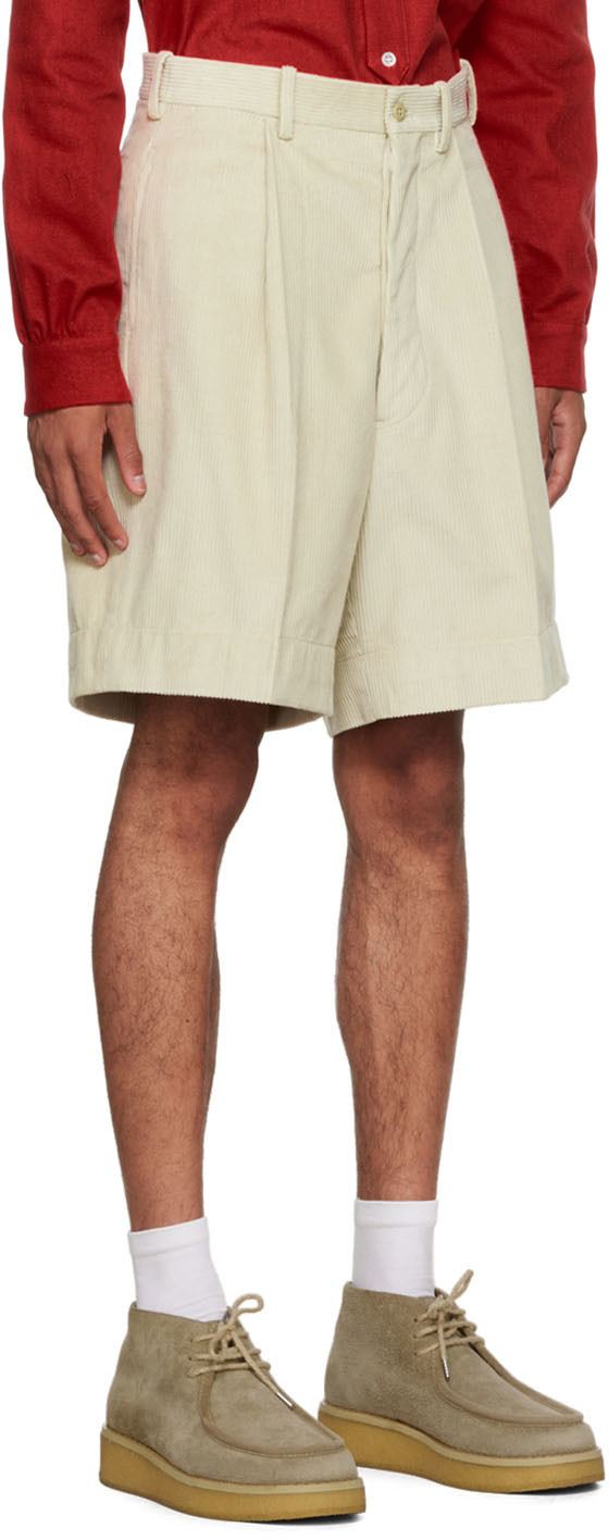 Connor McKnight Beige Cotton Shorts