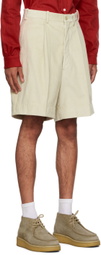 Connor McKnight Beige Cotton Shorts