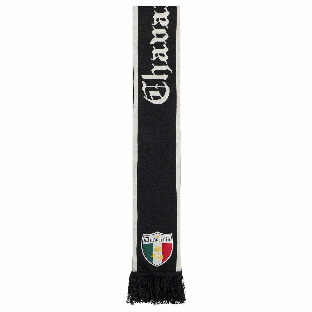 Adidas x Willy Chavarria Scarf in Black/Better Scarlet/Collegiate Green 