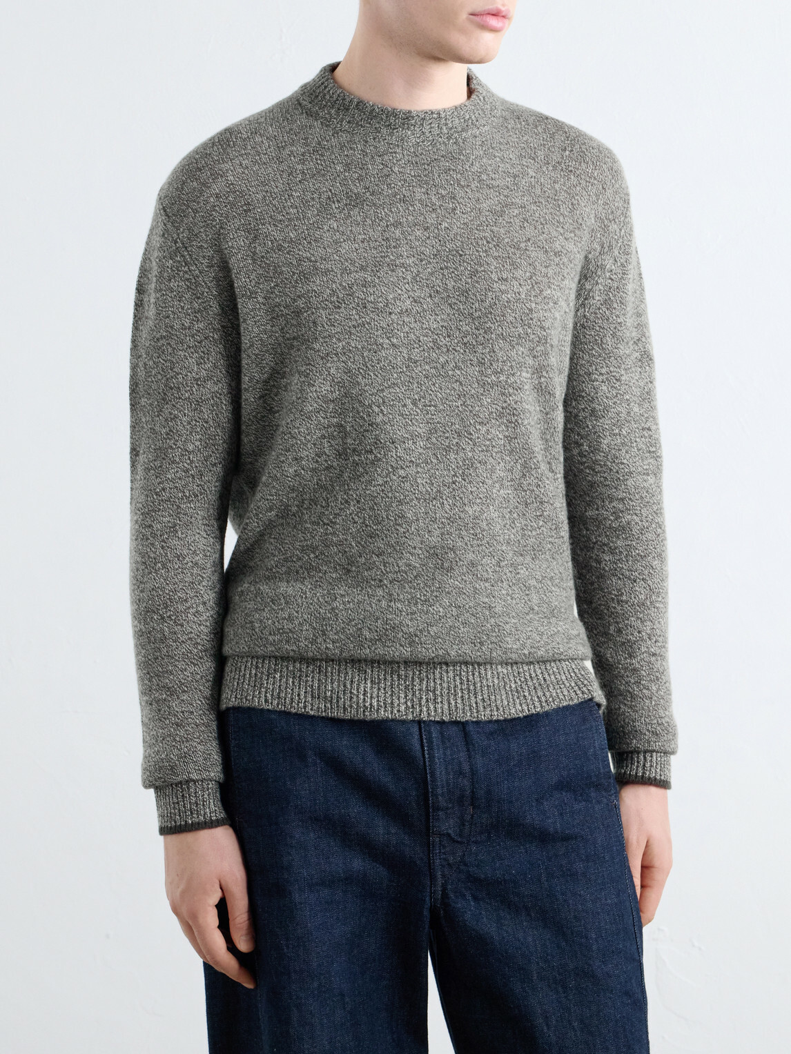 Altea - Wool and Cashmere-Blend Sweater - Gray