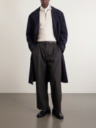Hartford - Cotton and Cashmere-Blend Half-Zip Sweater - Neutrals