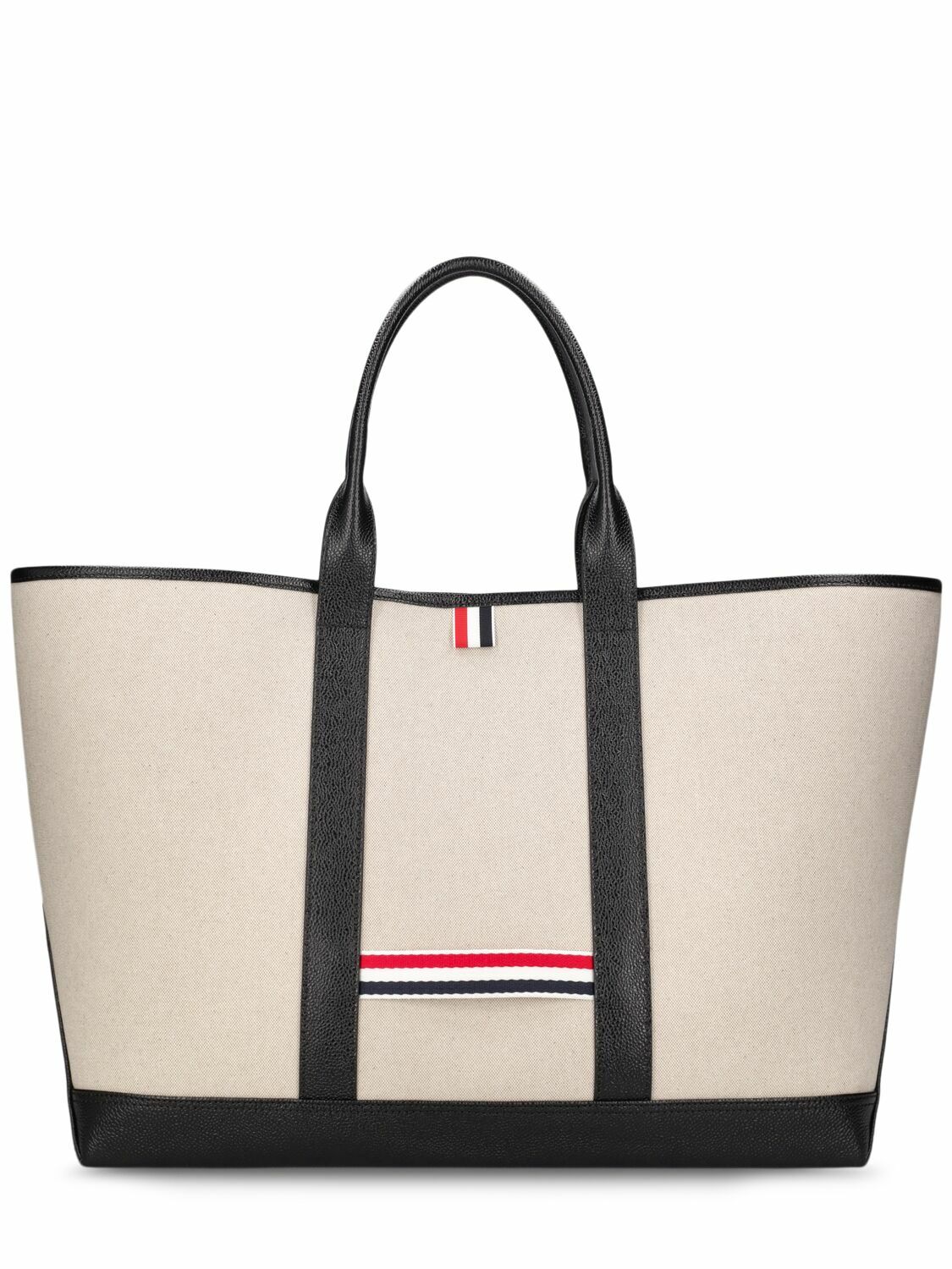 THOM BROWNE - Medium Cotton Tote Bag Thom Browne