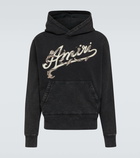 Amiri Filigree cotton jersey hoodie