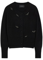 Simone Rocha Embellished Cashmere Cardigan Black