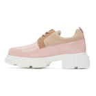 Joshua Sanders Pink Patent Velar Derbys