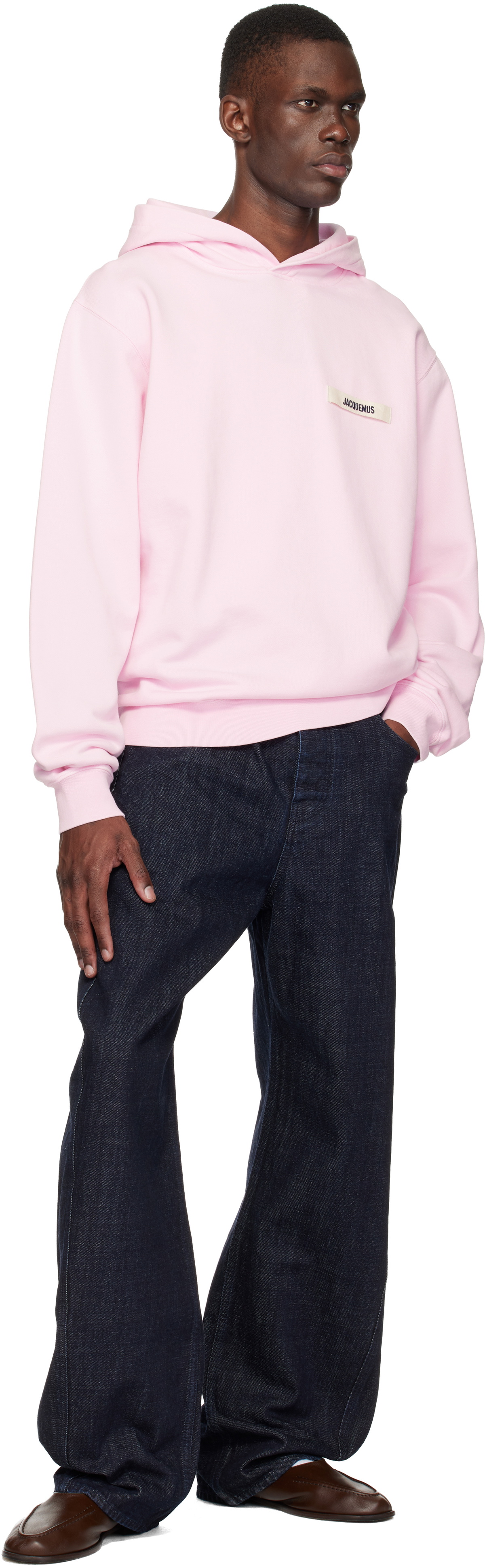 JACQUEMUS Pink 'The Gros Grain' Hoodie