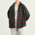 SUNDAYFRUITMARKET Women's Sunday Check Shirt in Green