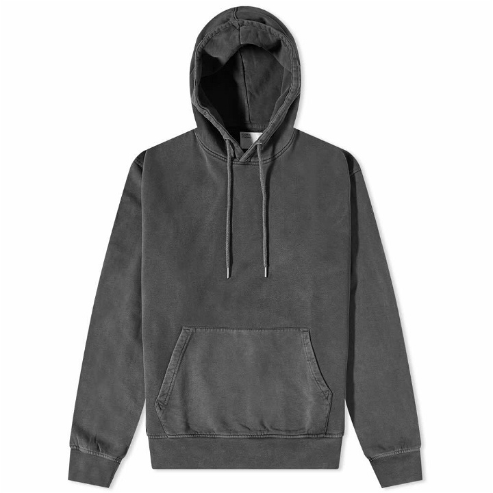 Photo: Colorful Standard Men's Classic Organic Hoody in Faded Black