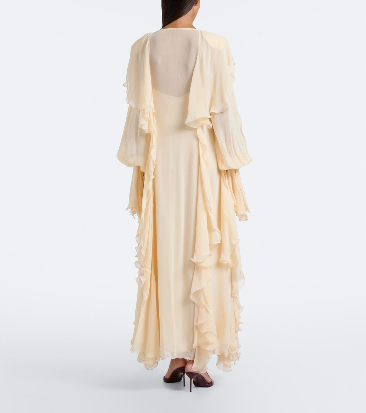 Blumarine Ruffled maxi dress
