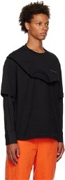 Feng Chen Wang Black Shirting Sweater