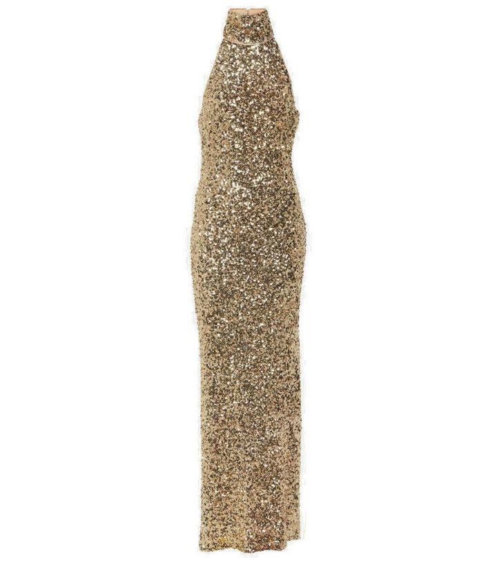 Photo: Rotate Sequined halterneck gown