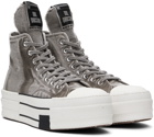 Rick Owens DRKSHDW Gray Converse Edition DBL Drkstar Sneakers