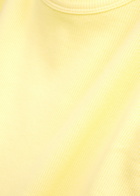Colorful Standard Ribbed Stretch-cotton Tank Yellow
