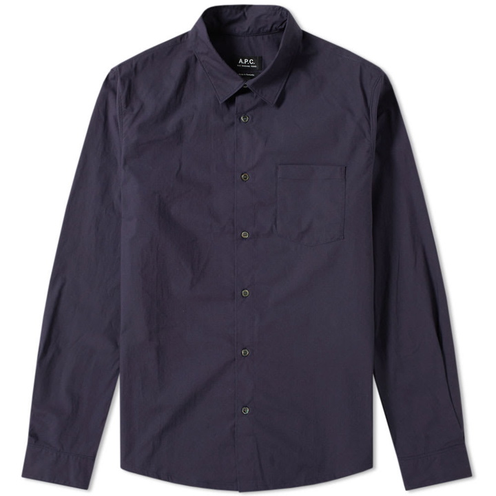 Photo: A.P.C. 92 Shirt Blue