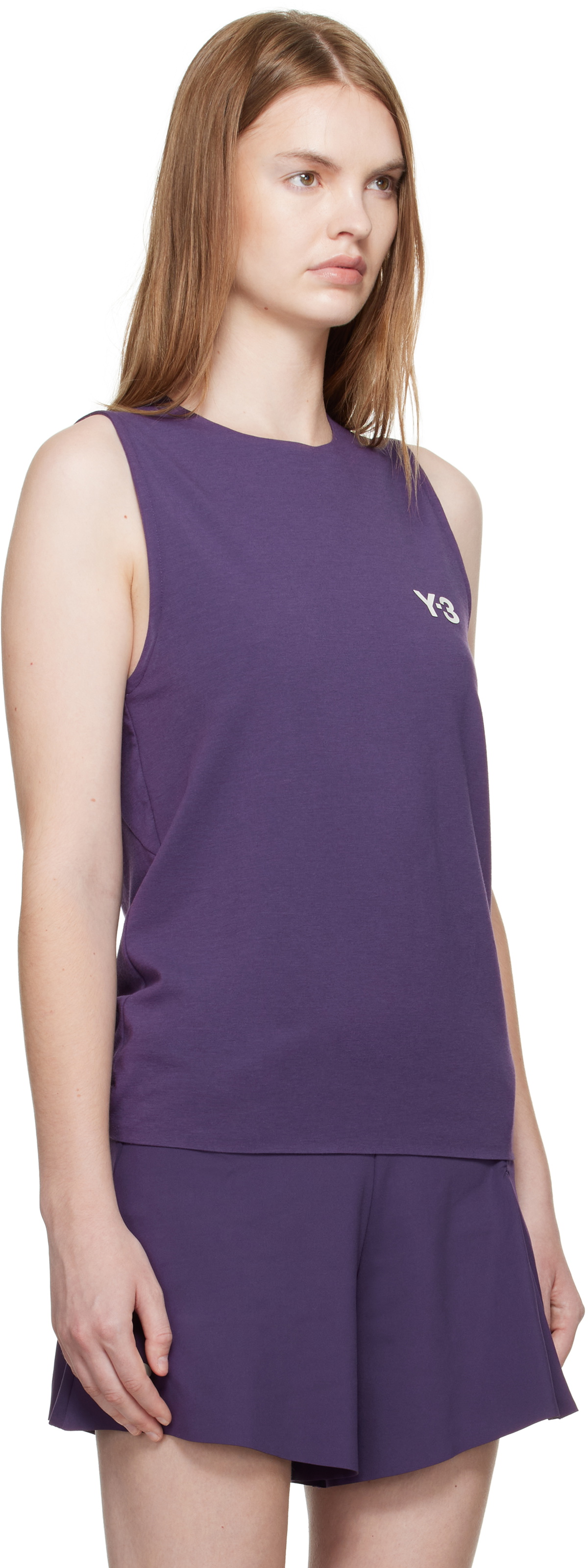 Y-3 Purple US Open Tennis Match Pro Tank Top