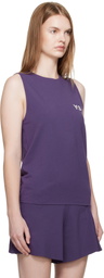 Y-3 Purple US Open Tennis Match Pro Tank Top