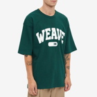 FrizmWORKS Men's Weave 38 Logo T-Shirt in Dark Green