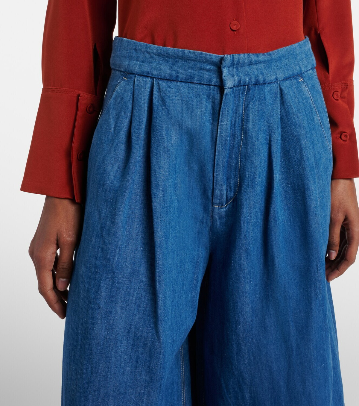 'S Max Mara Nastro cropped wide-leg jeans