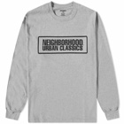 Neighborhood Men's Long Sleeve NH-3 T-Shirt in Grey