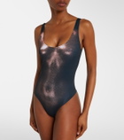 Jean Paul Gaultier Trompe l'oeil jersey bodysuit