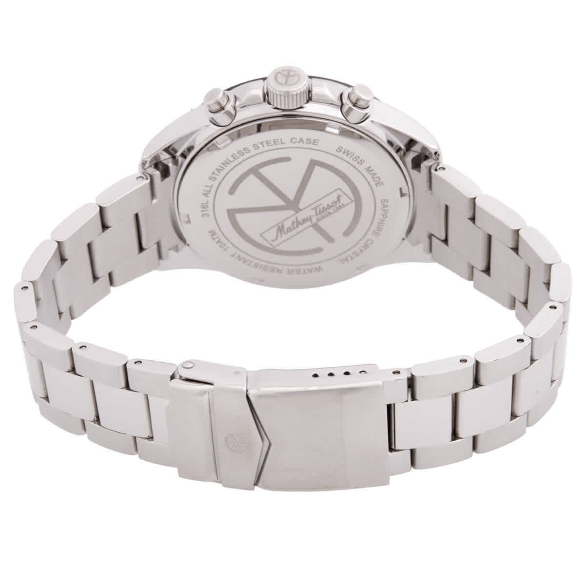 Mathey-Tissot Chrono II Chronograph Quartz White Dial Mens Watch H938CHAS