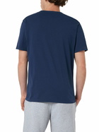 MC2 Saint Barth Man Blue Cotton Jersey T-shirt Dover With St. Barth Embroidery