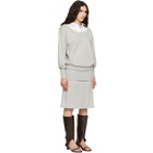 Paloma Wool Gray Belda Midi Dress