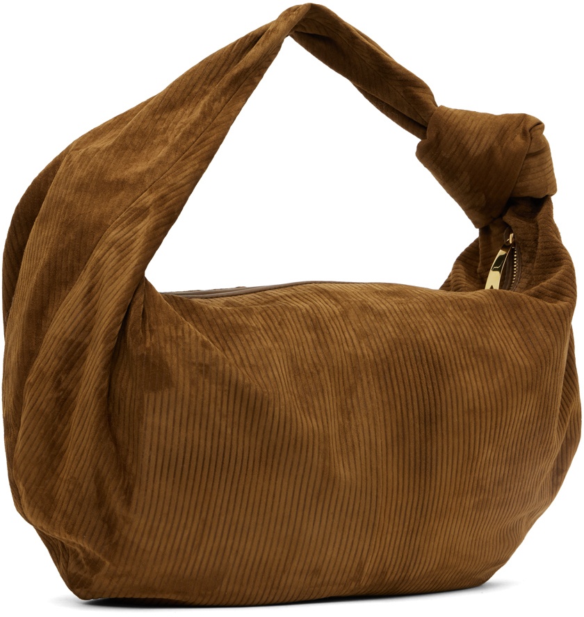 Tan Padded Jodie Intrecciato-leather shoulder bag