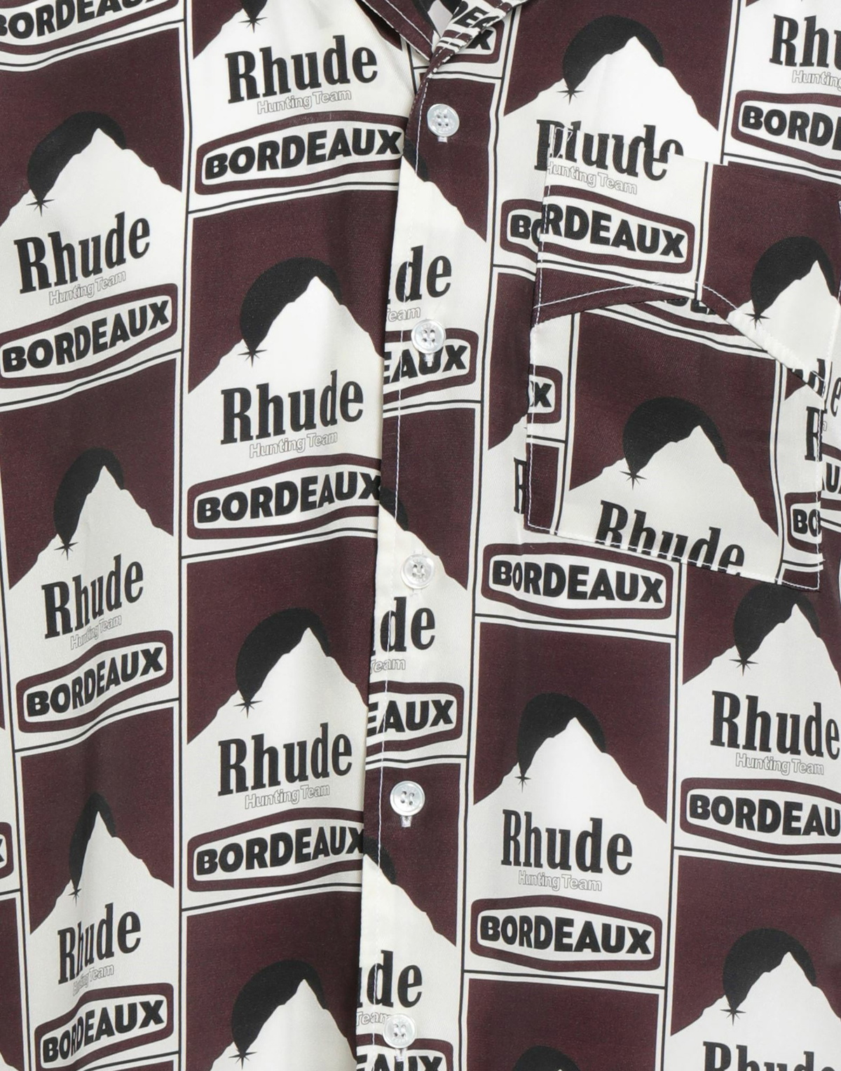 Rhude Mens Shirt Chocolate in Brown
