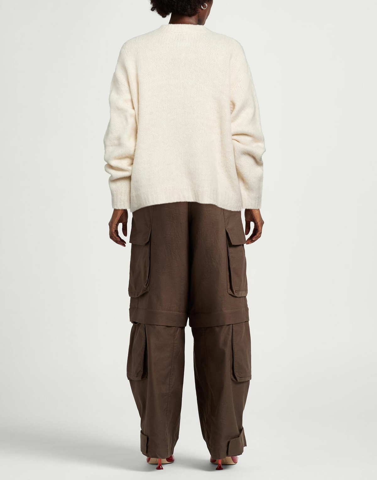 Berna Womens Sweater in Off white