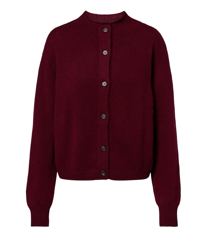 Photo: Lisa Yang Zirelle cashmere mockneck cardigan