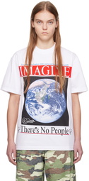 Online Ceramics White 'Imagine' T-Shirt