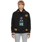 Gucci Black Wool Bomber Jacket