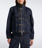 Sacai Denim bomber jacket