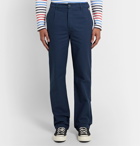 Armor Lux - Navy Cotton Trousers - Blue