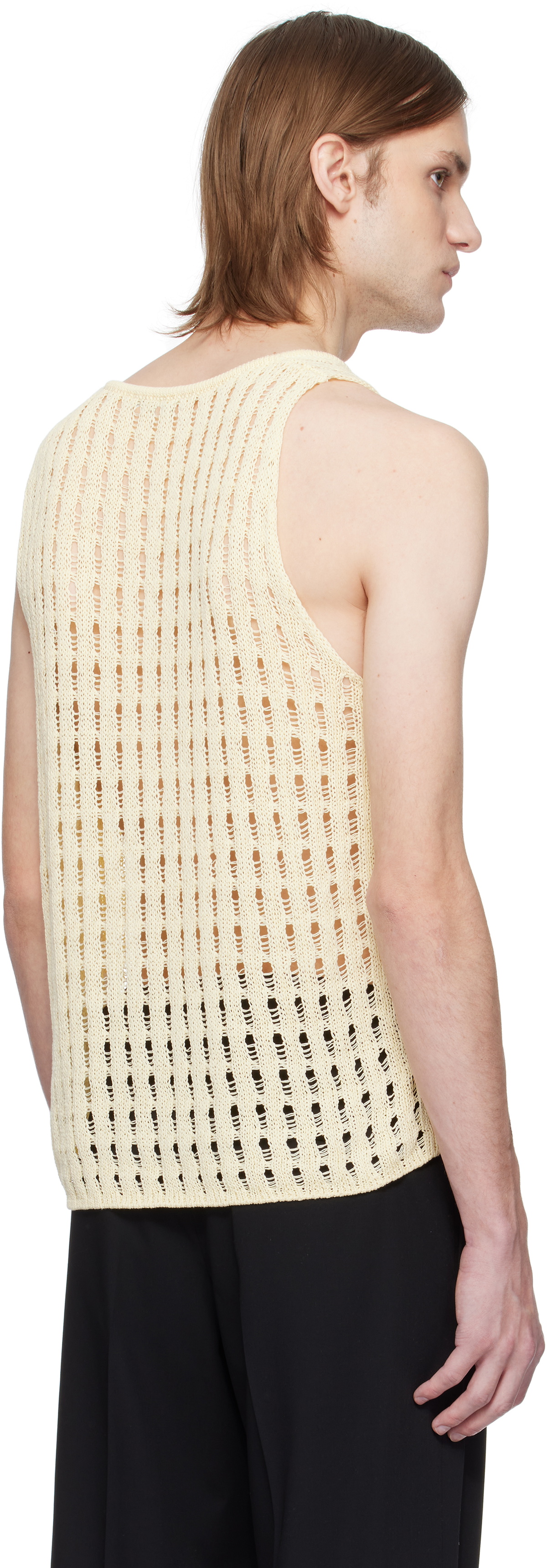 CMMN SWDN Off-White Davit Tank Top