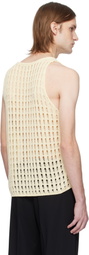 CMMN SWDN Off-White Davit Tank Top