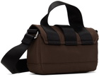 GANNI Burgundy Tech Mini Satchel Bag