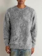 ssstein - Brushed-Cashmere Sweater - Gray