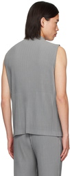 HOMME PLISSÉ ISSEY MIYAKE Gray Monthly Color May Tank Top