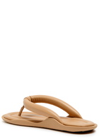 Gia Borghini Harper Leather Flip Flops Sand